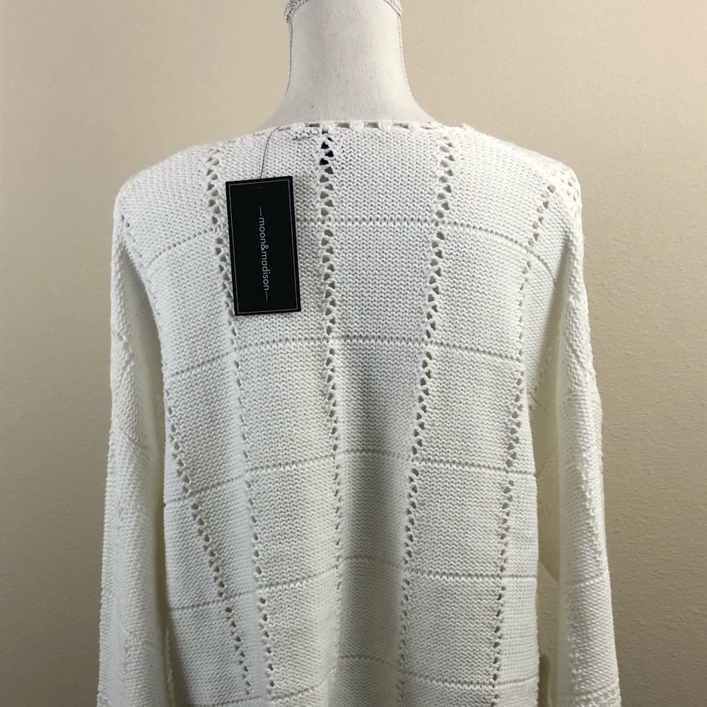 {MOON & MADISON} - LOOSE KNIT SWEATER TOP-B14 - Picture 3 of 8